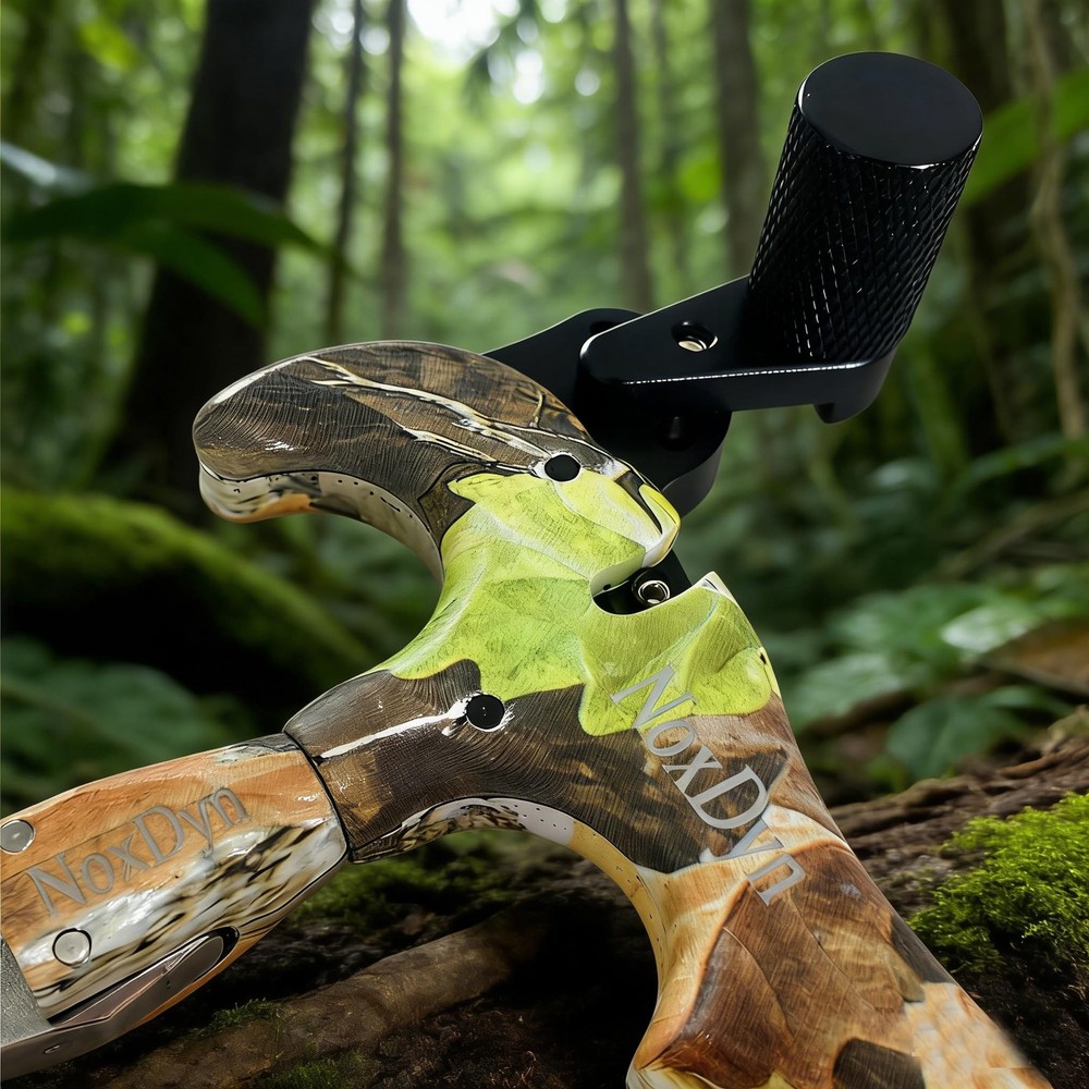 Camo Bow Release for Compound Bow, 4-Finger Archery Release 360° Rotatable Th...