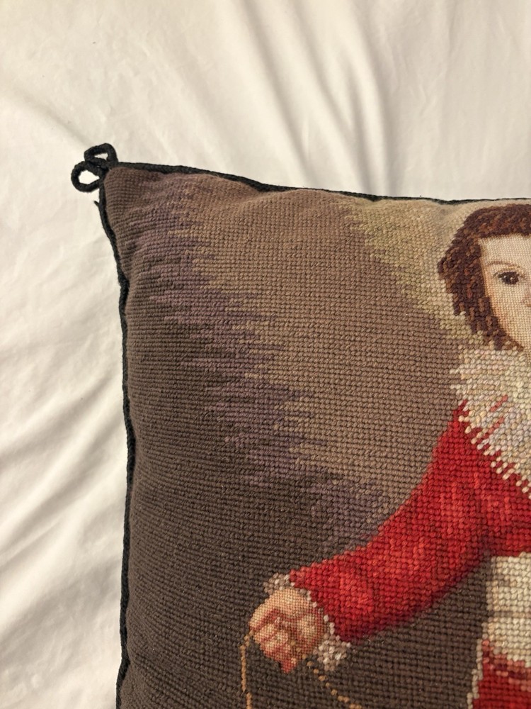 Vintage Bucilla Needlepoint Cushion