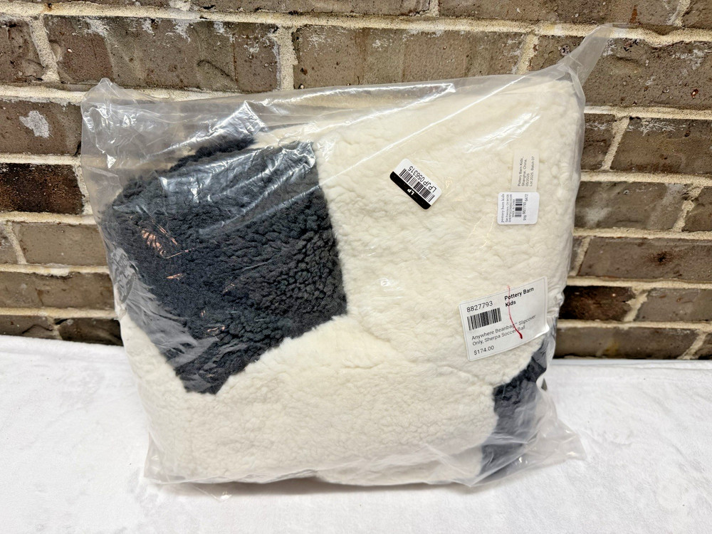 Pottery Barn Kids Anywhere Soccer Ball Beanbag Slipcover Only 37.5" Wide NEW
