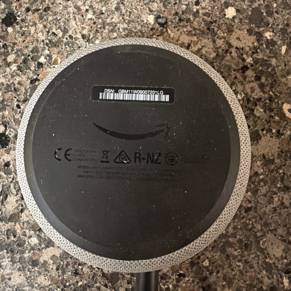 Amazon Echo Dot 3rd Generation Model C78MP8 Heather Gray Excellent Condition