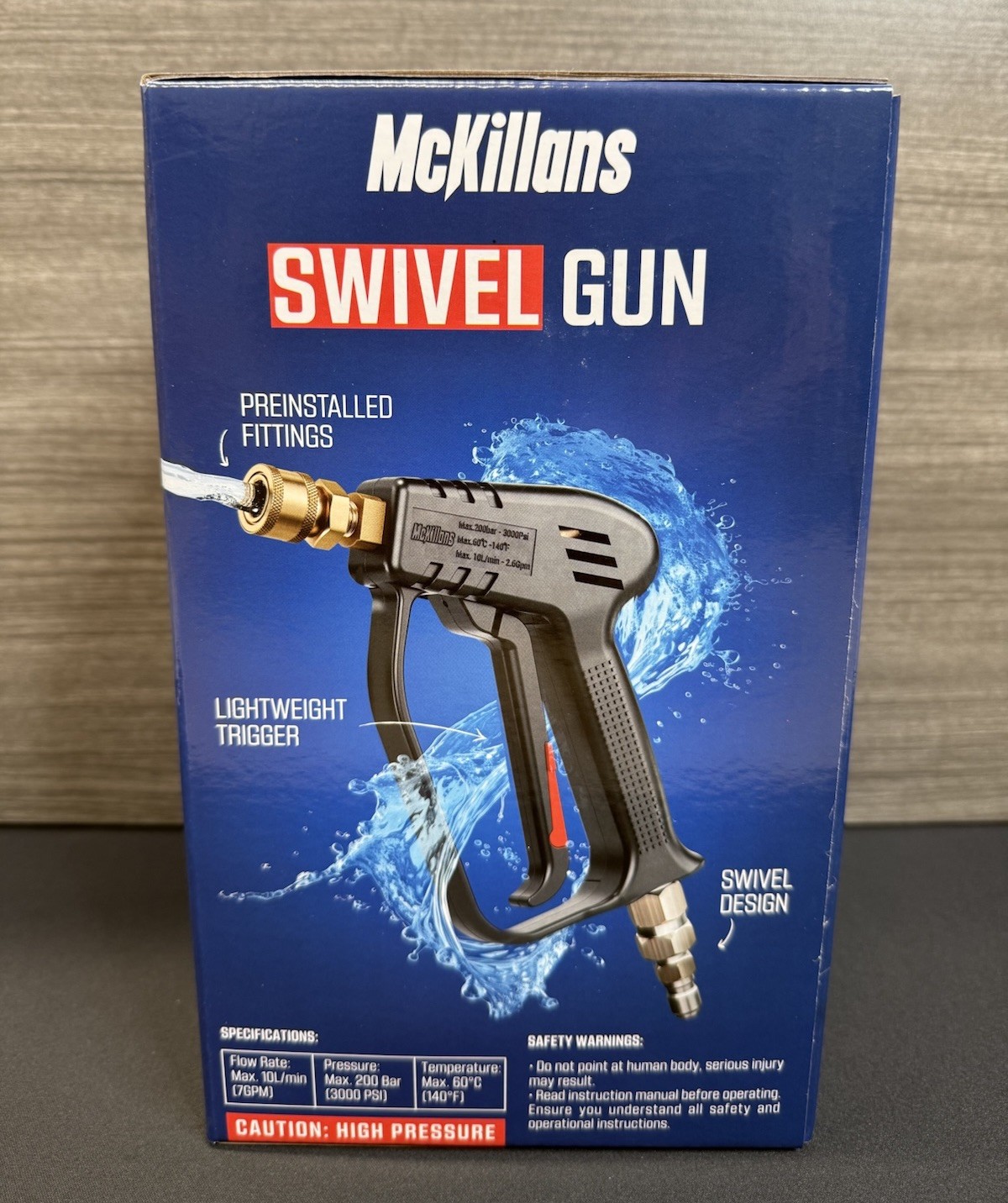 ✅McKillans Duo, Swivel Gun & Wide Mouth Foam Cannon, New📦