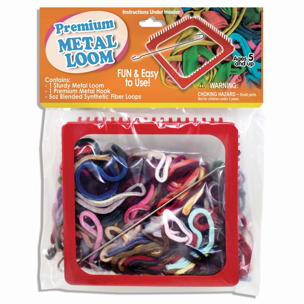 Pepperell Loom And Hook With Loops-Metal