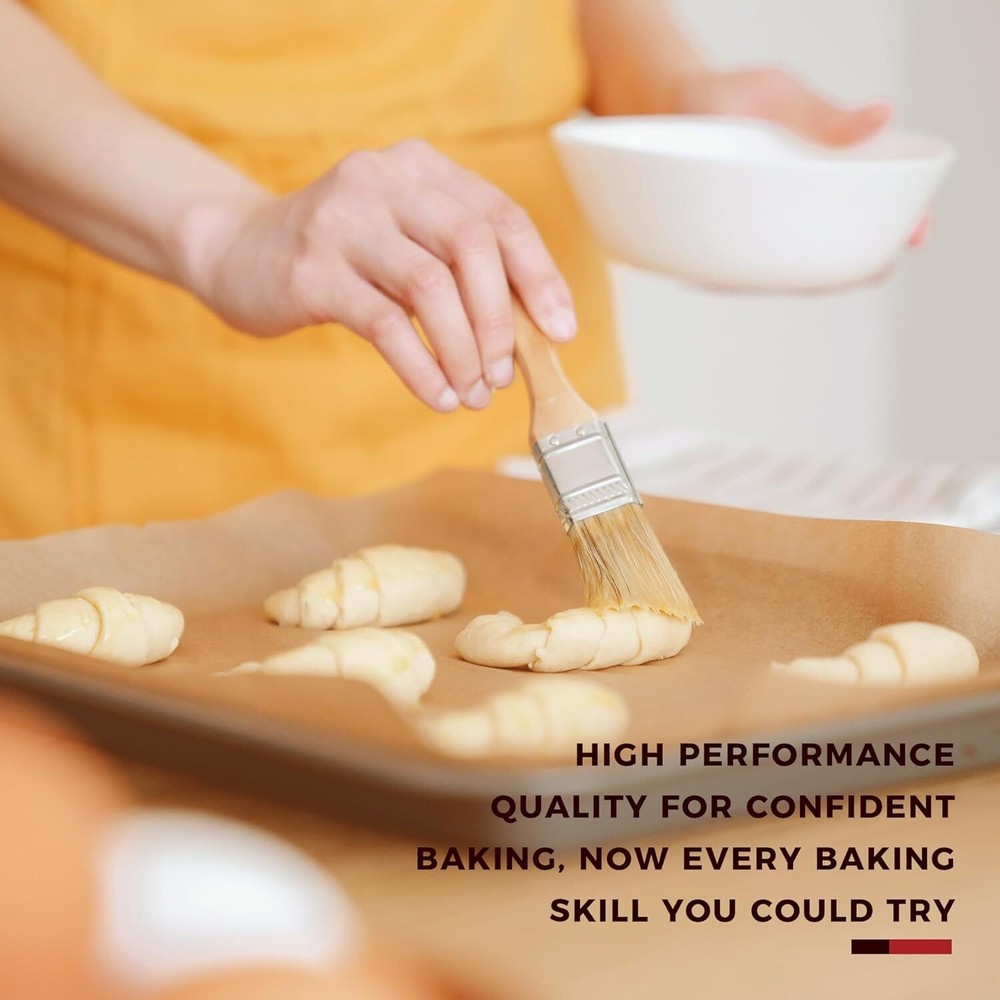 Baking Pans Sets, Nonstick Bakeware Sets 7-Piece with Round/Square Cake Pan