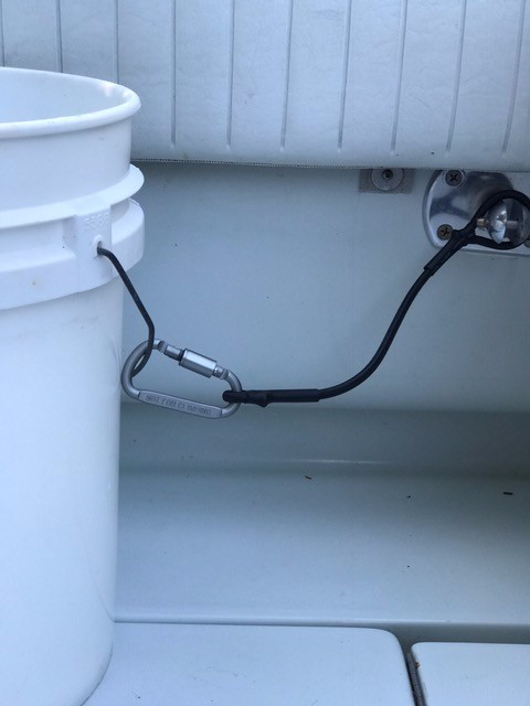 BUCKET LEASH, Bucket tie down, Cooler tie down, Cargo tie down, strap down