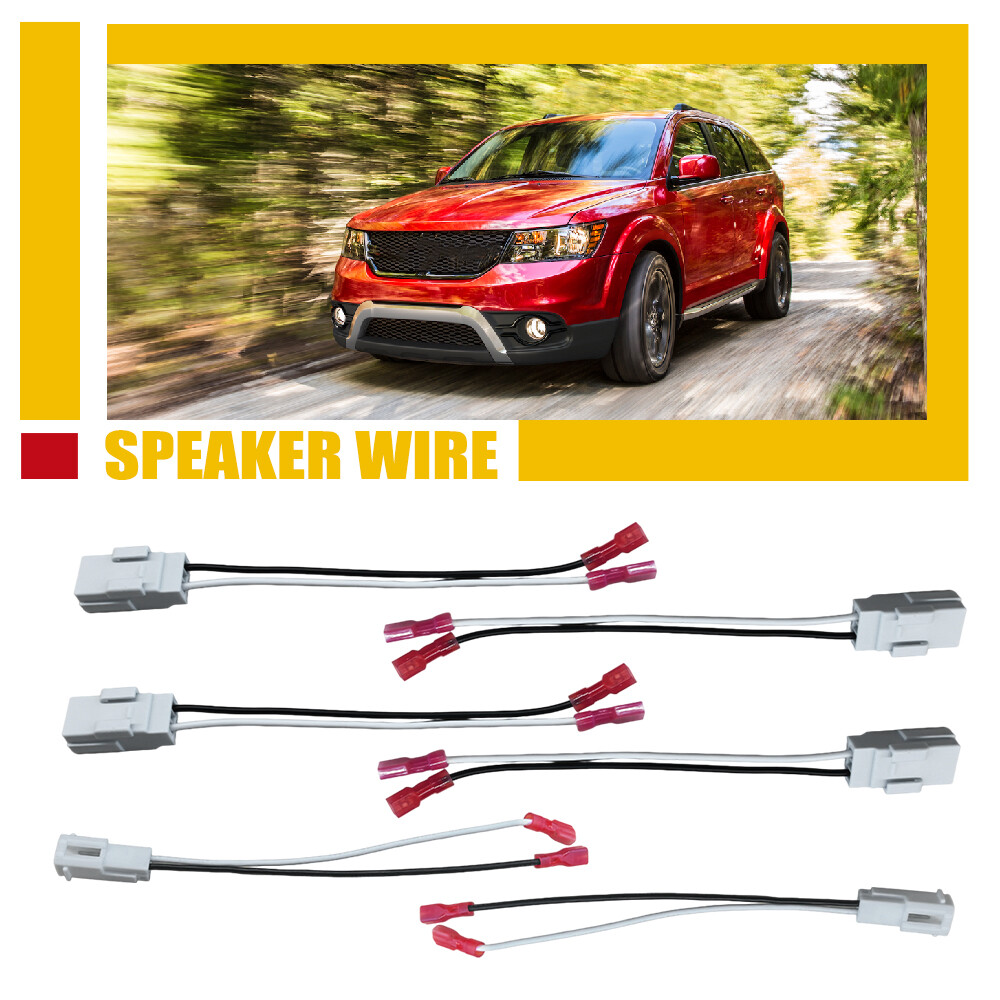 Fits Dodge Challenger Charger Caliber Car Door Speaker Wire Harness Plug Adaptor