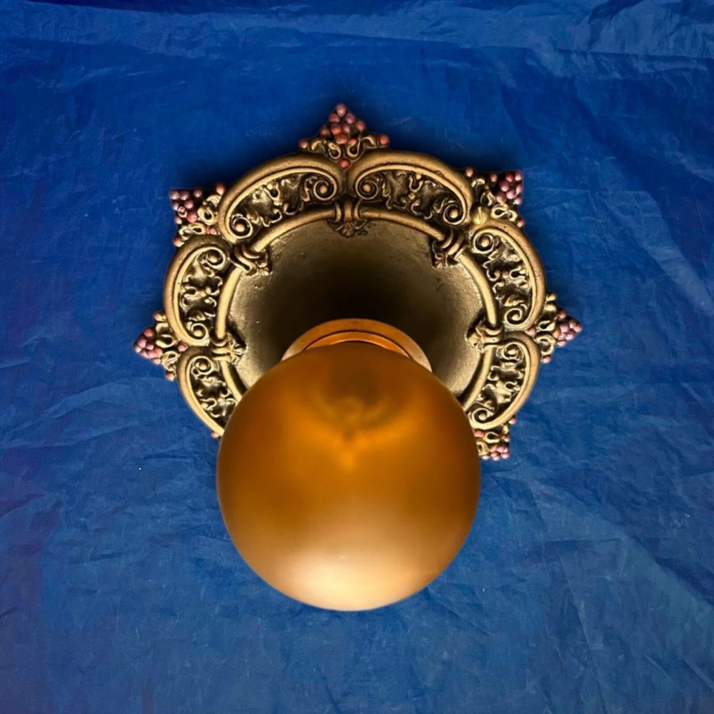 Rewired Single Flush Mount Rewired Polychrome Finish 25G