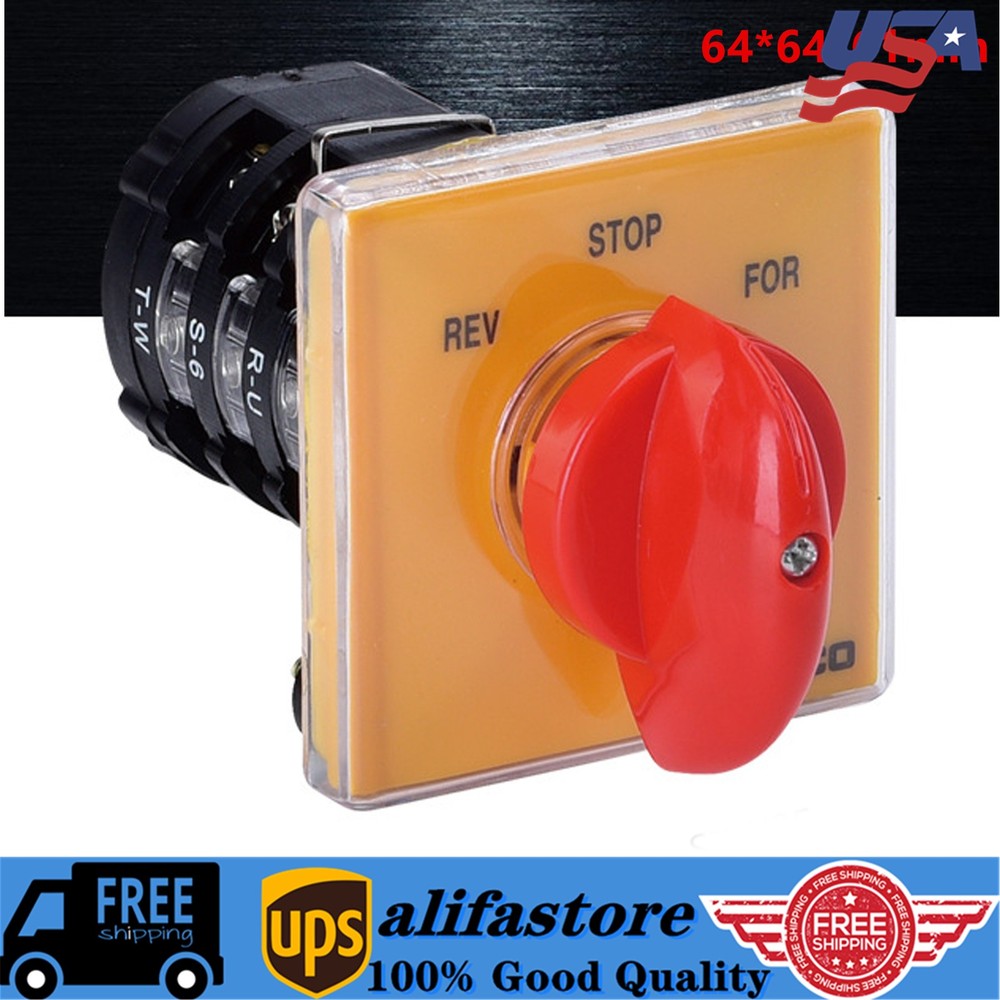 Bridgeport Milling Machine Switch Forward & Reverse 3 Phase Motor Mill Switch