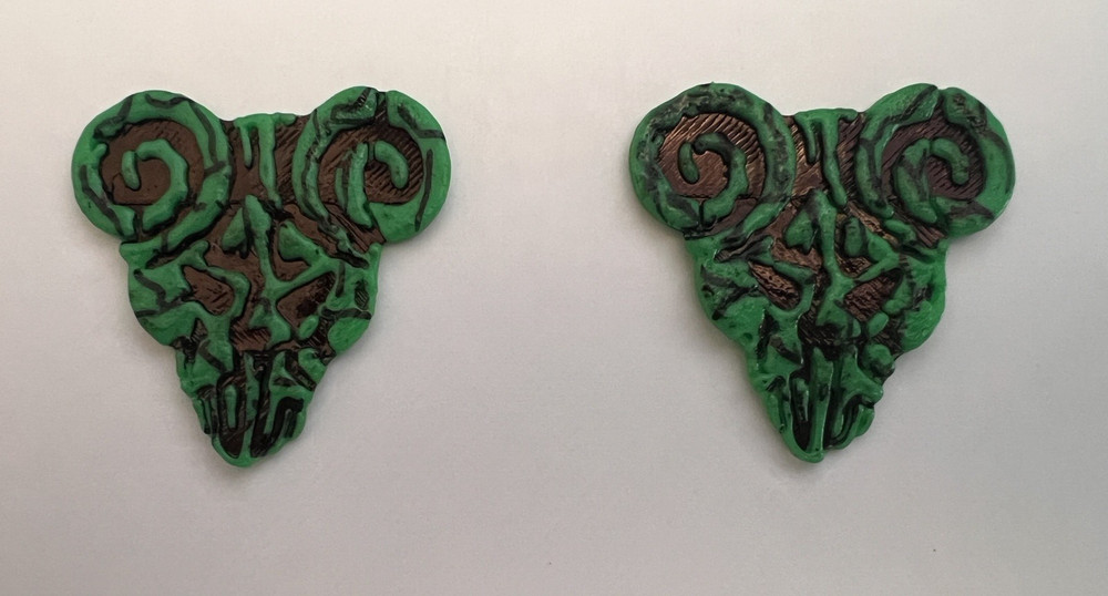 Pick of Destiny - Guitar Pick - 3D Printed - Green - 2 Pack