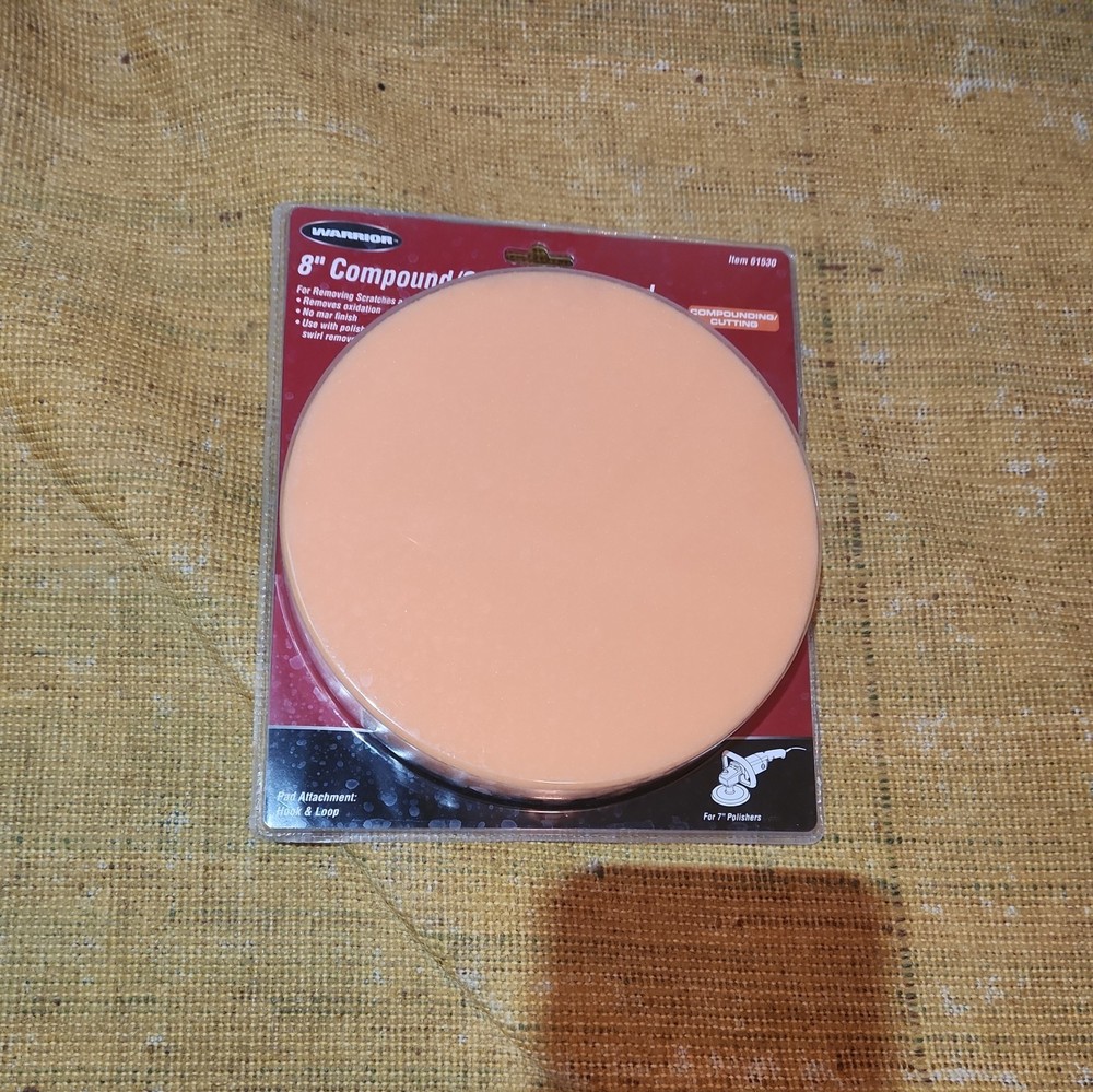 Warrior 8" Compound Cutting Foam Pad 61530