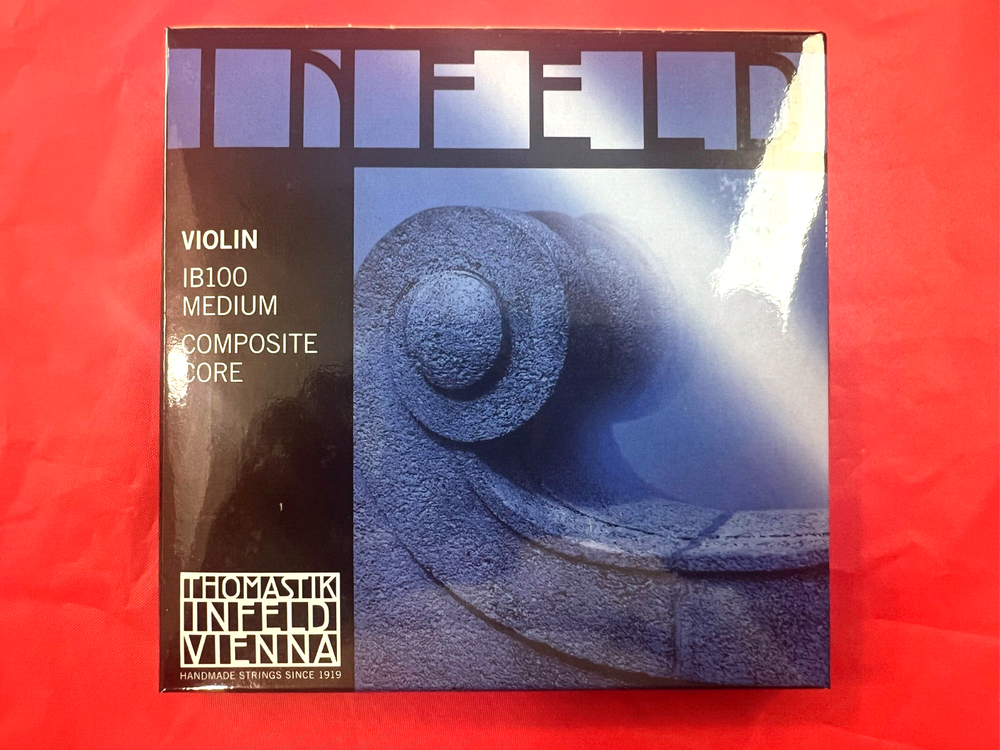 2 x 100% Authentic Thomastik Infeld BLUE Violin String Set 4/4 Removable E Ball