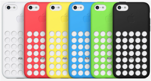 New Original Apple Silicone Dot Protective Case for Apple iPhone 5C (Only)!