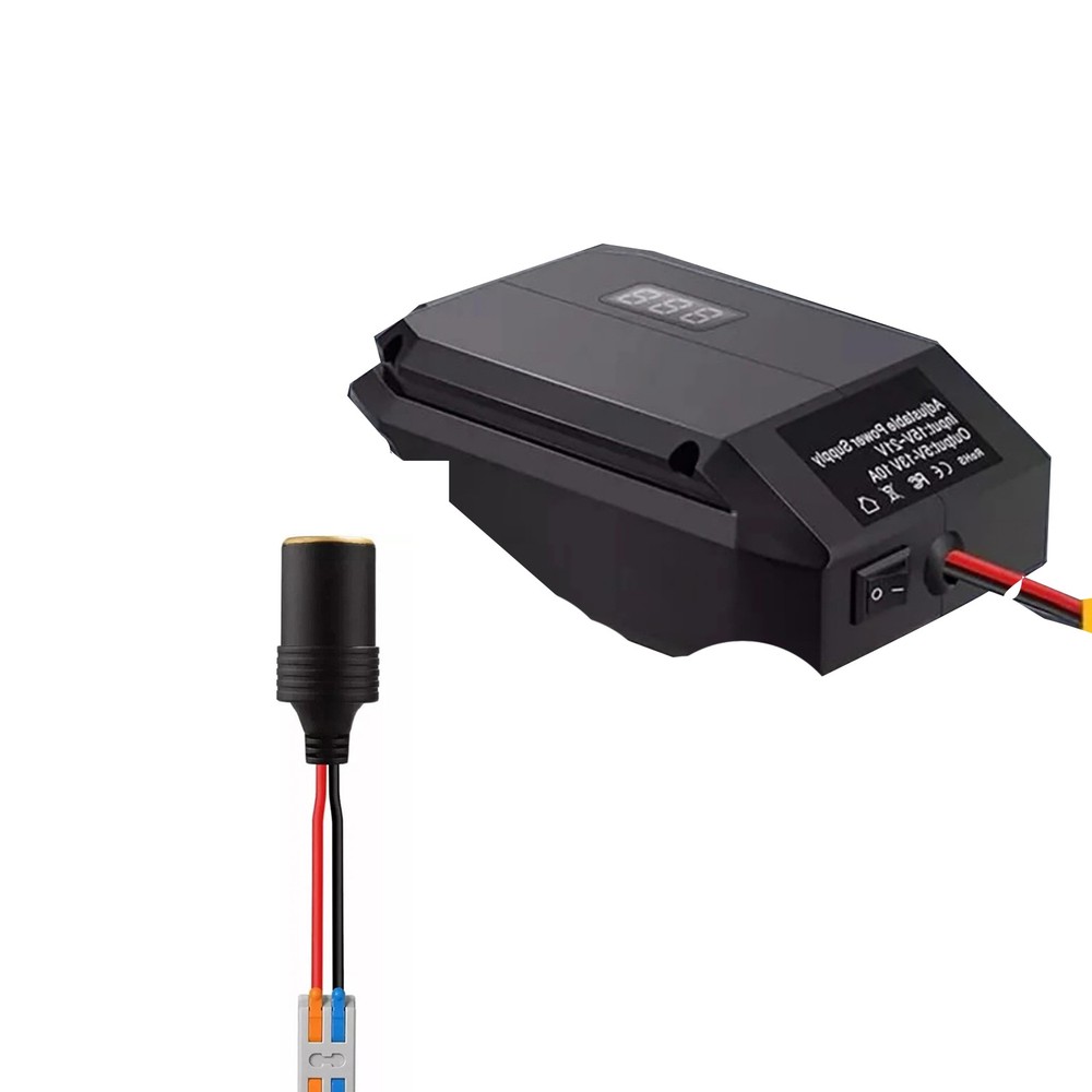 Adjustable Voltage Step Down Converter 18V to 5V-13V for Ozito Einhell Battery