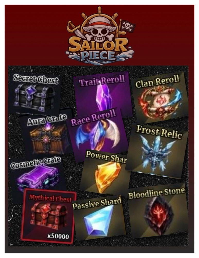 Sailor Piece - All Items ( Fast And Cheap )