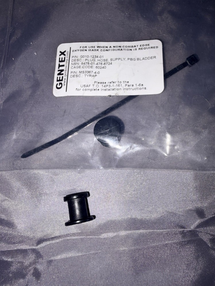 PBG Bladder Plug Gentex HGU