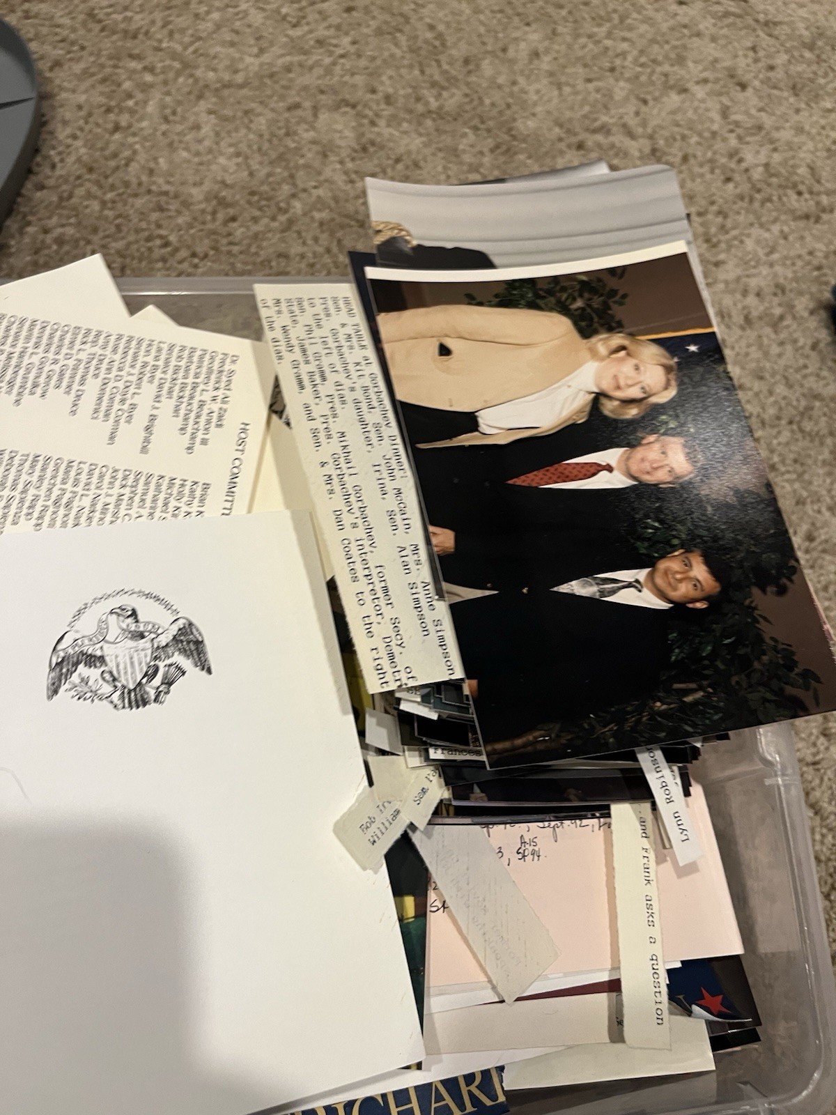 Political Ephemera Lot Paper, Pins, Collectibles, Stickers, Match By The Pound!