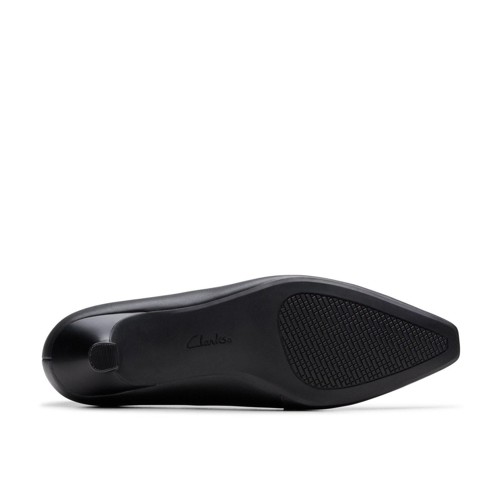 Clarks Womens Scarlyt Mabel Black Leather Dress Shoes