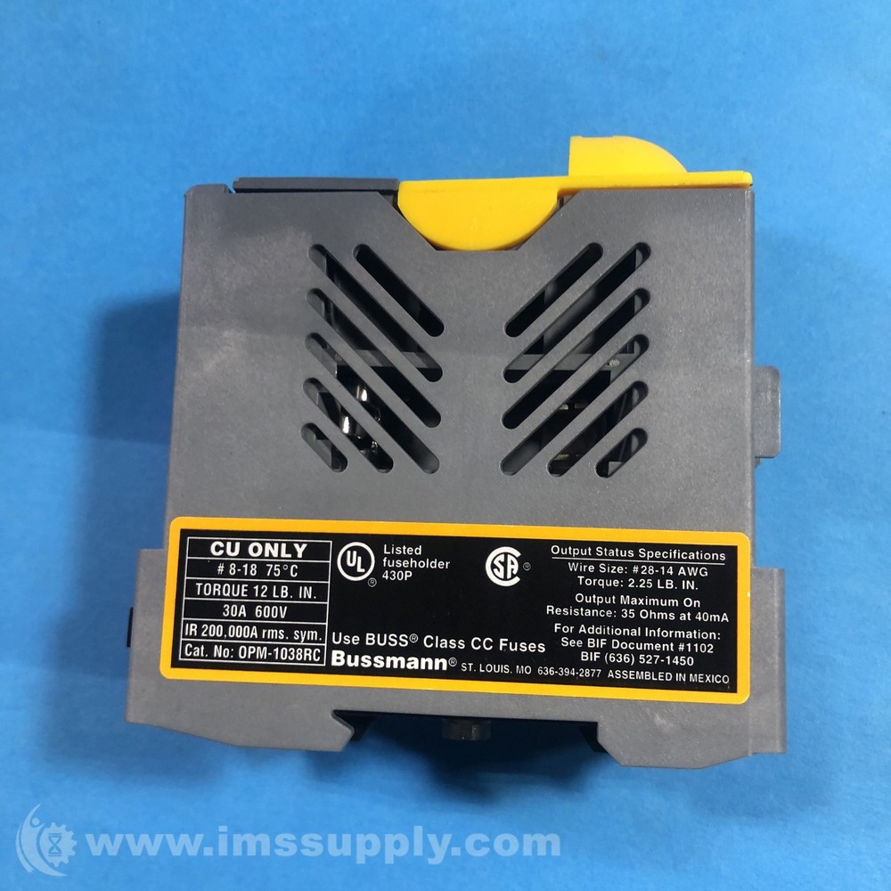 Cooper Bussmann OPM-1038RC FNOB