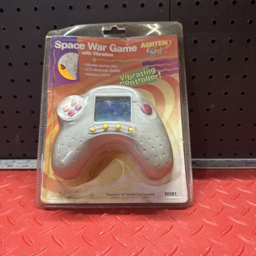 Space War Game Vibrating Controller Handheld Console With LCD Electronic Display