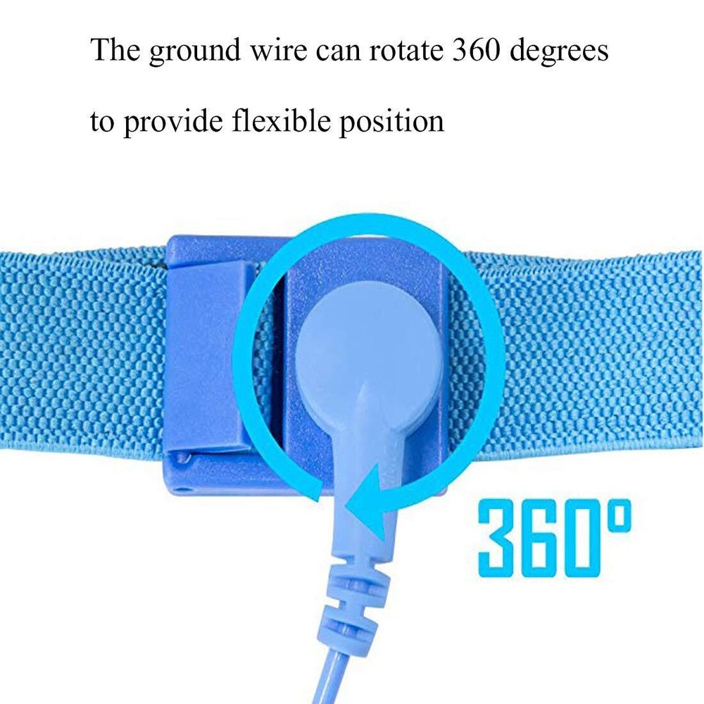 Adjustable ESD Wrist Band 4-Pack for Sensitive Electronics Anti Static Design