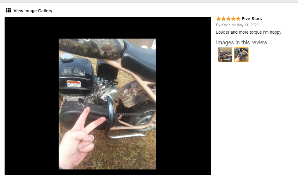 Mini Bike custom Exhaust Header Pipe for Predator 212cc & Honda GX200.