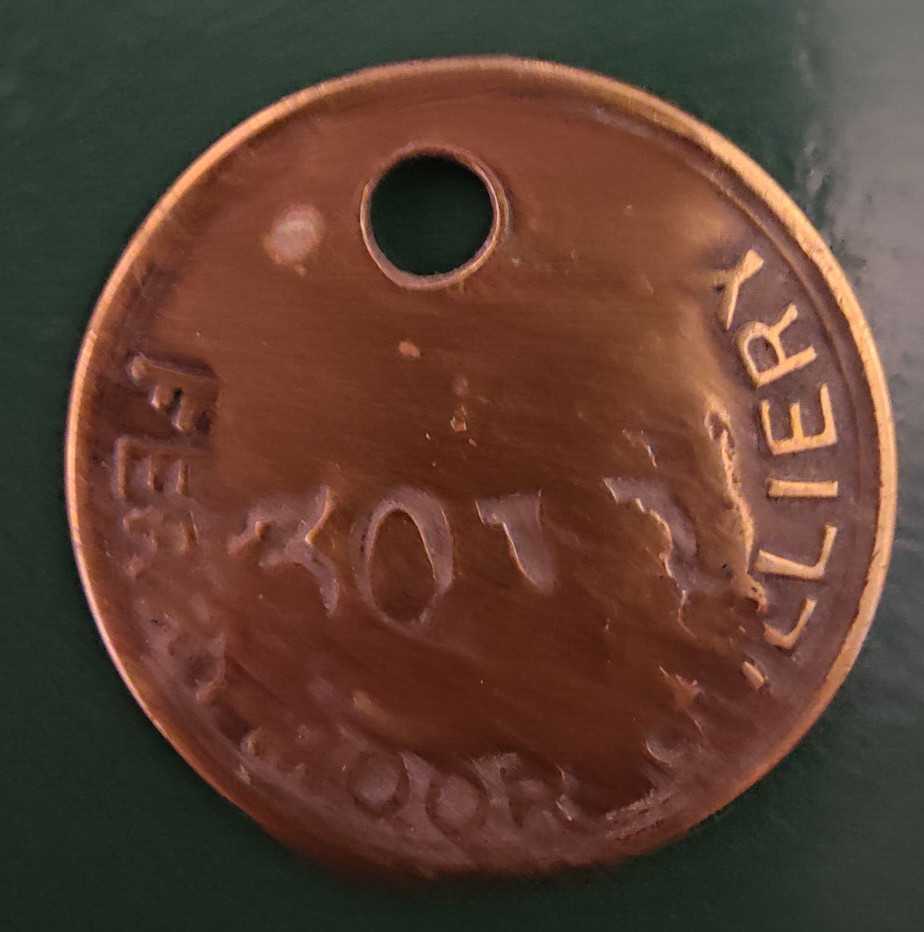 FERRYMOOR Colliery Pit Check Tally