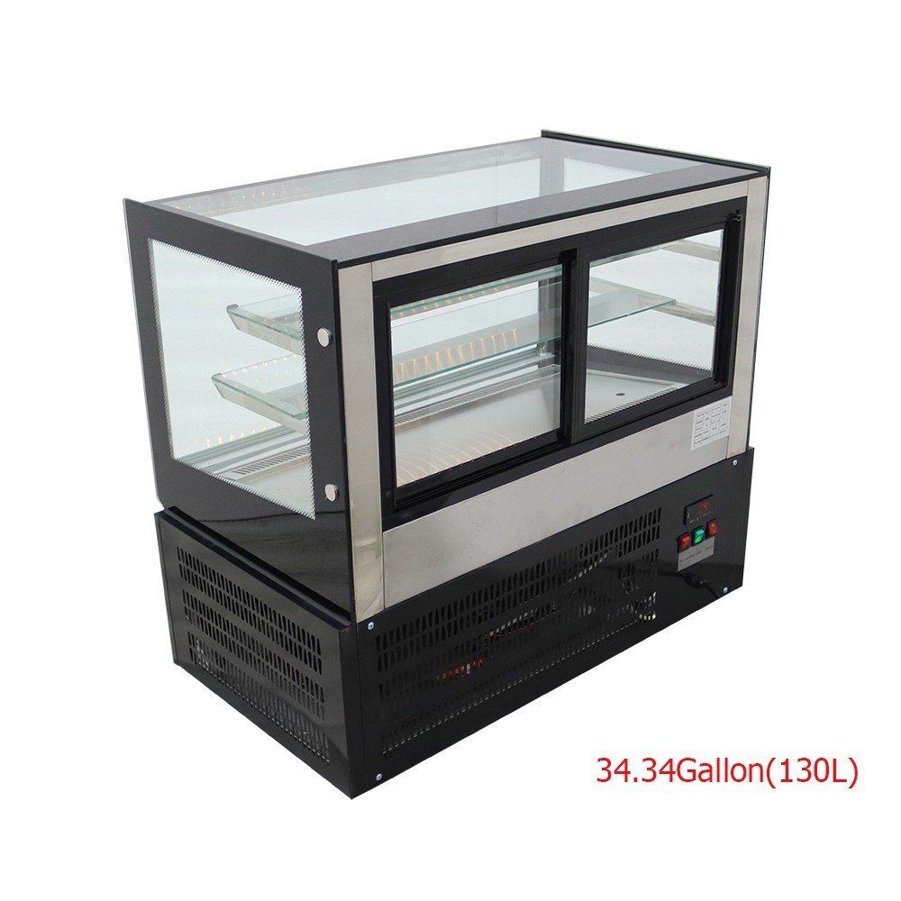 Refrigerated Cake Showcase 35.4"Right Angle Show Case W/Defogging Function 220V