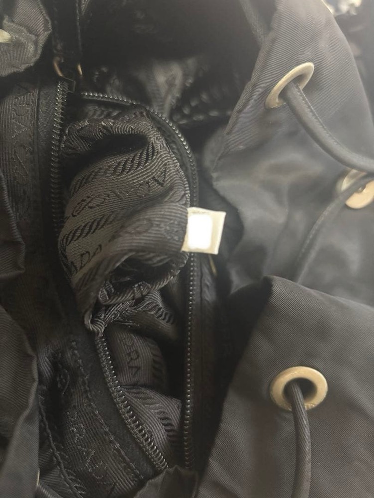 PRADA Black Nylon Backpack From Japan Prada