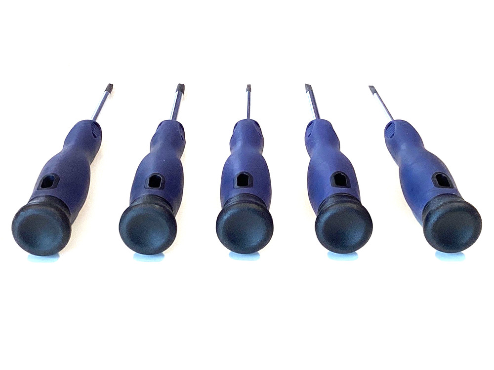 Cornwell Tool CSDP7S 5 Piece Soft Grip Pro Precision Screwdriver Set Spinner Top