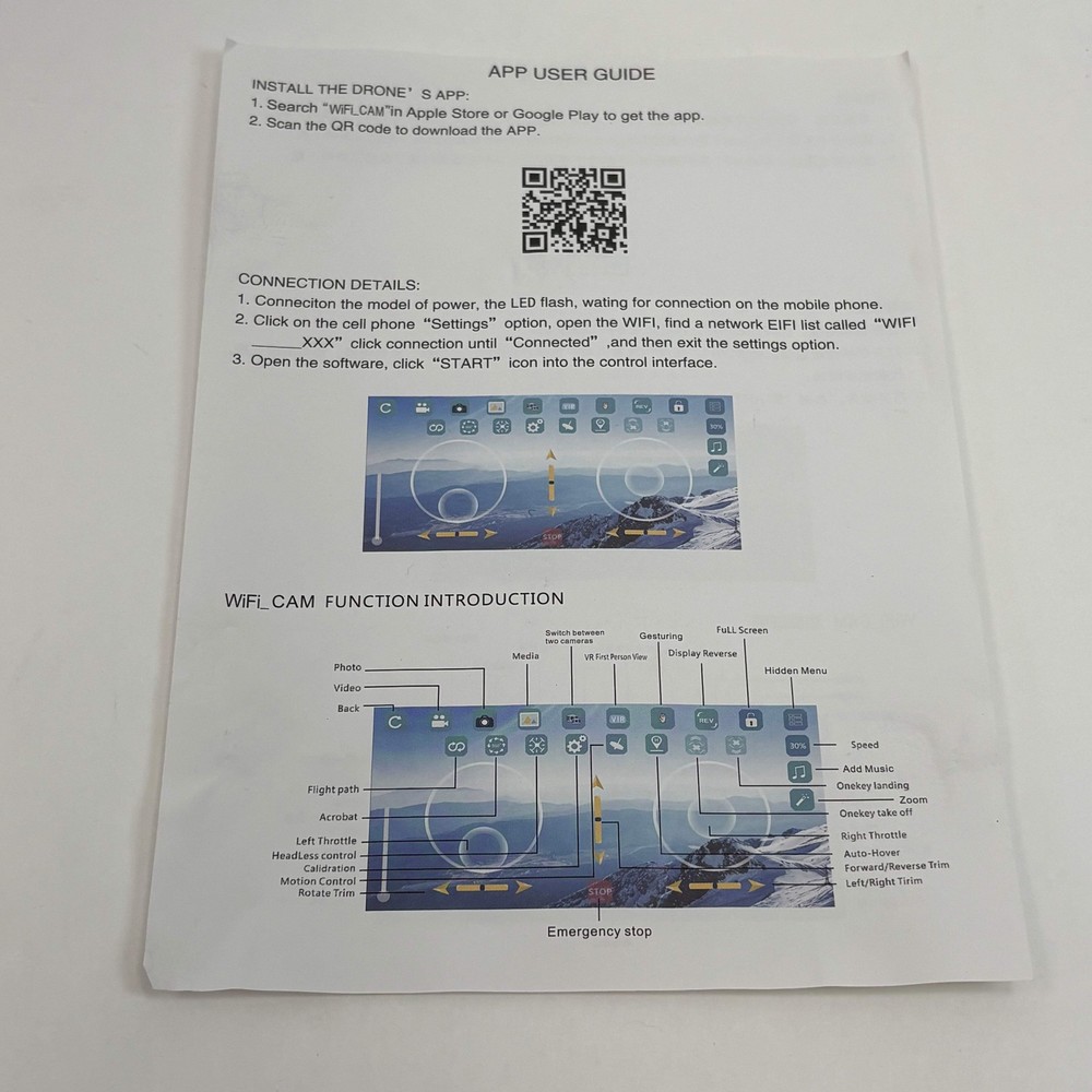 BKY Folding Drone Pro & Accessories in Case Bundle