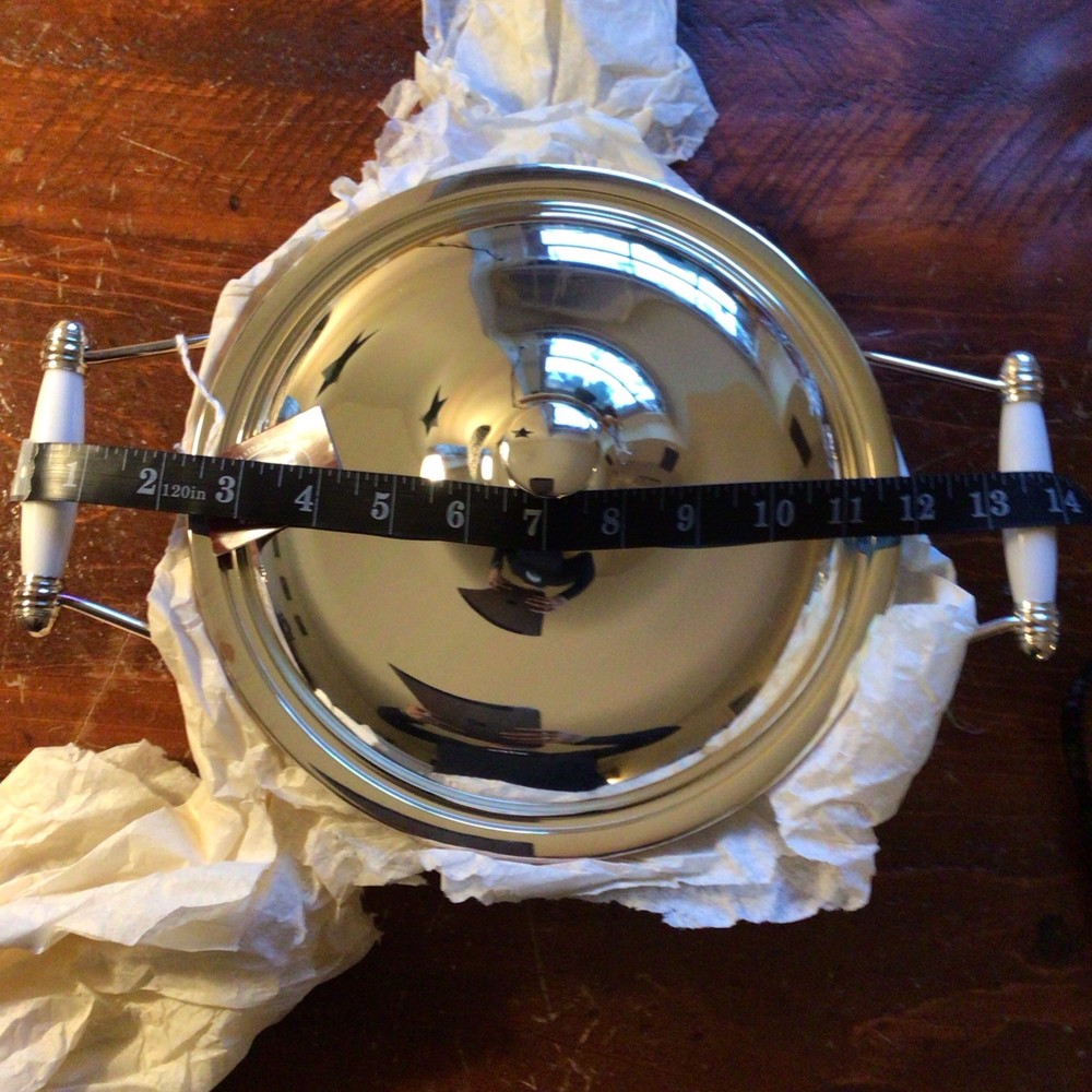 Vintage Queen Anne Silver Plated Covered Vegetable Server with Handles England