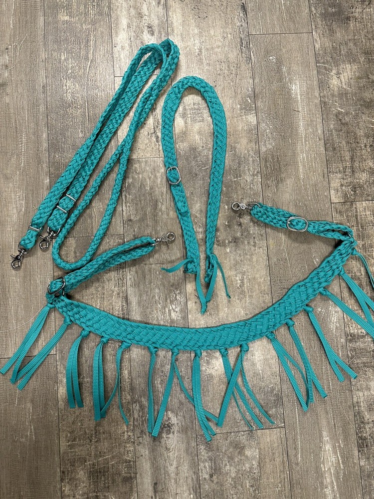 Mule Tape Tripping Collar Set Teal