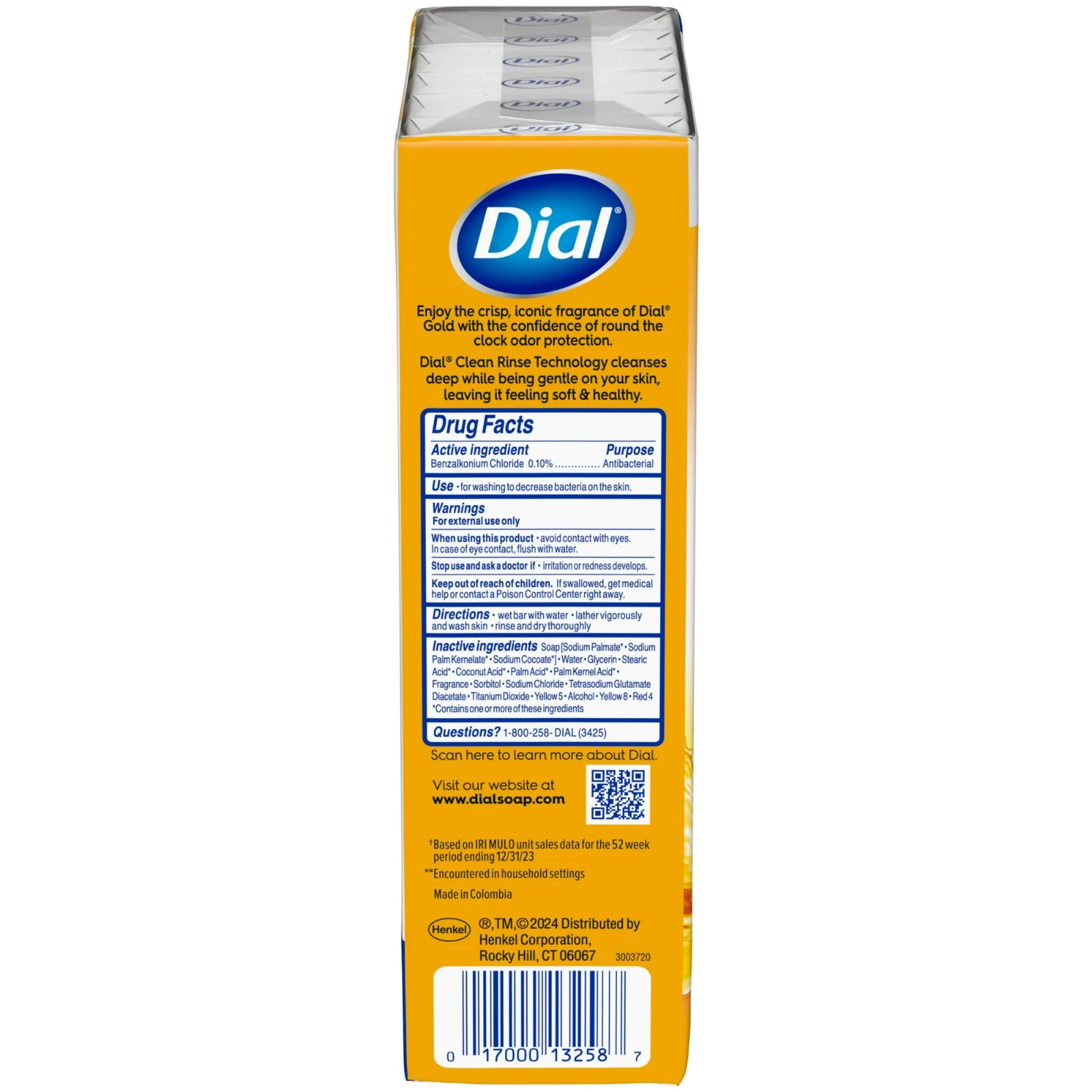 Dial Gold Antibacterial Deodorant Bar Soap 4 oz 12 Bars Advanced Deep Clean New