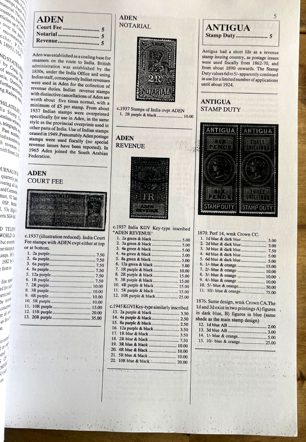 BRITISH COMMONWEALTH REVENUES by Barefoot 6th Edition, 2000. Stamps
