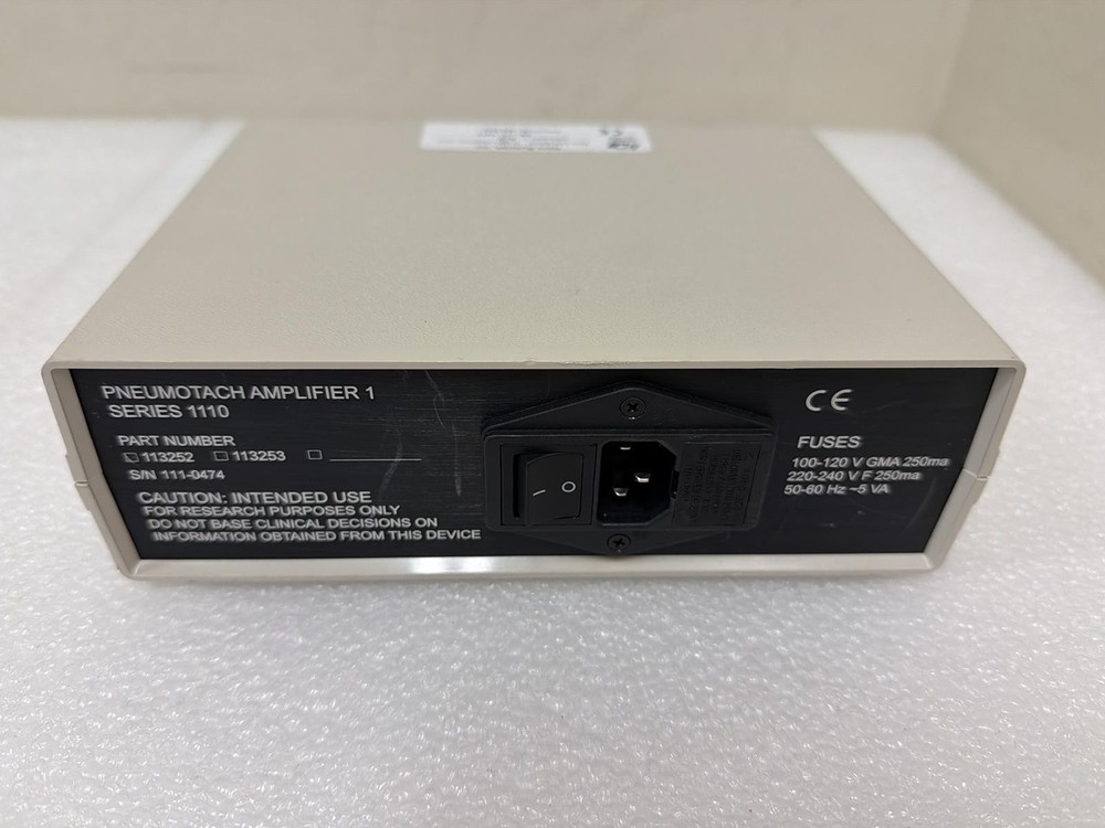 HANS RUDOLPH 1110 PNEUMOTACH AMPLIFIER