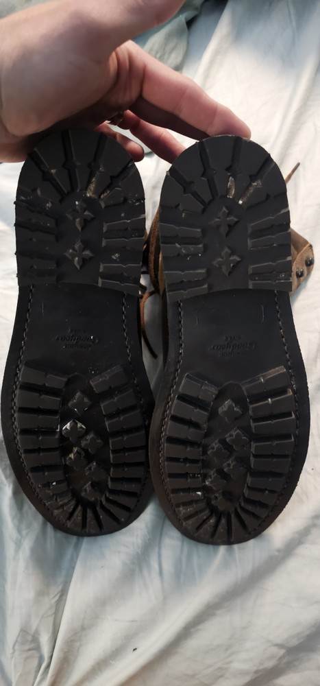 Milwaukee Boot Co Size 10.5 Mens Canvas And Pull-up Leather