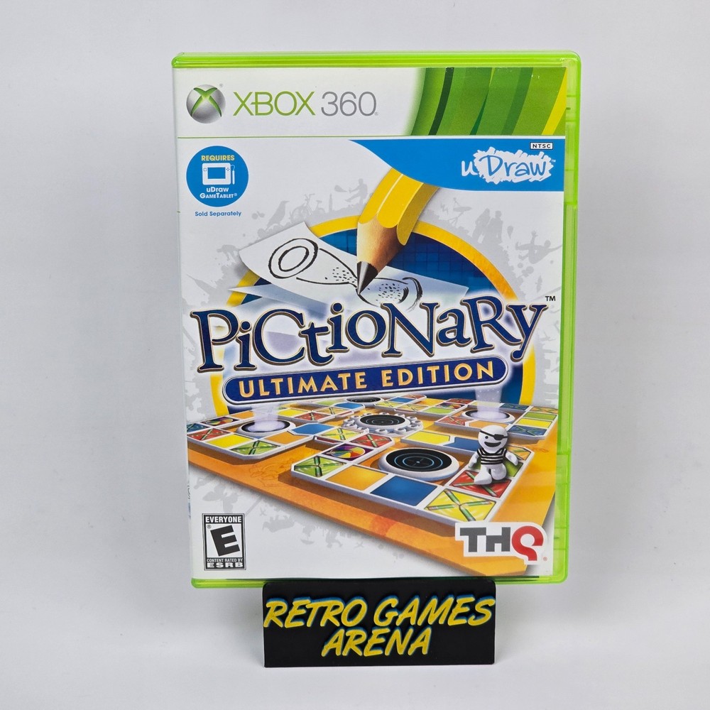 uDraw Pictionary: Ultimate Edition (Xbox 360) CIB COMPLETE