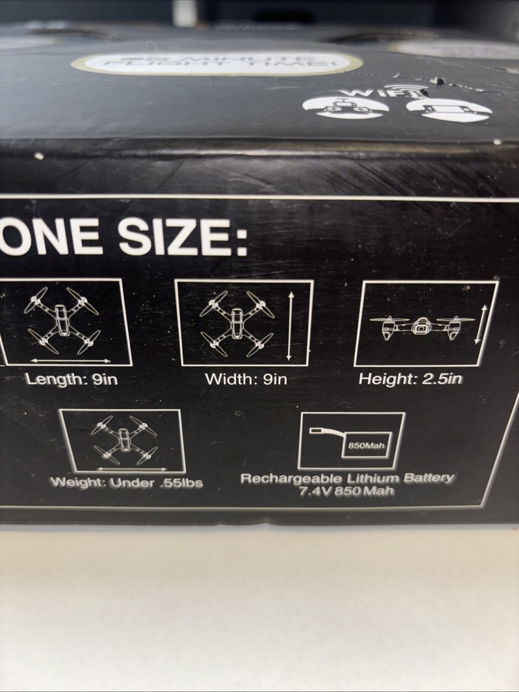 Sky Drones HD PRO X1 Virtual Reality Streaming Drone New Open Box Never Used