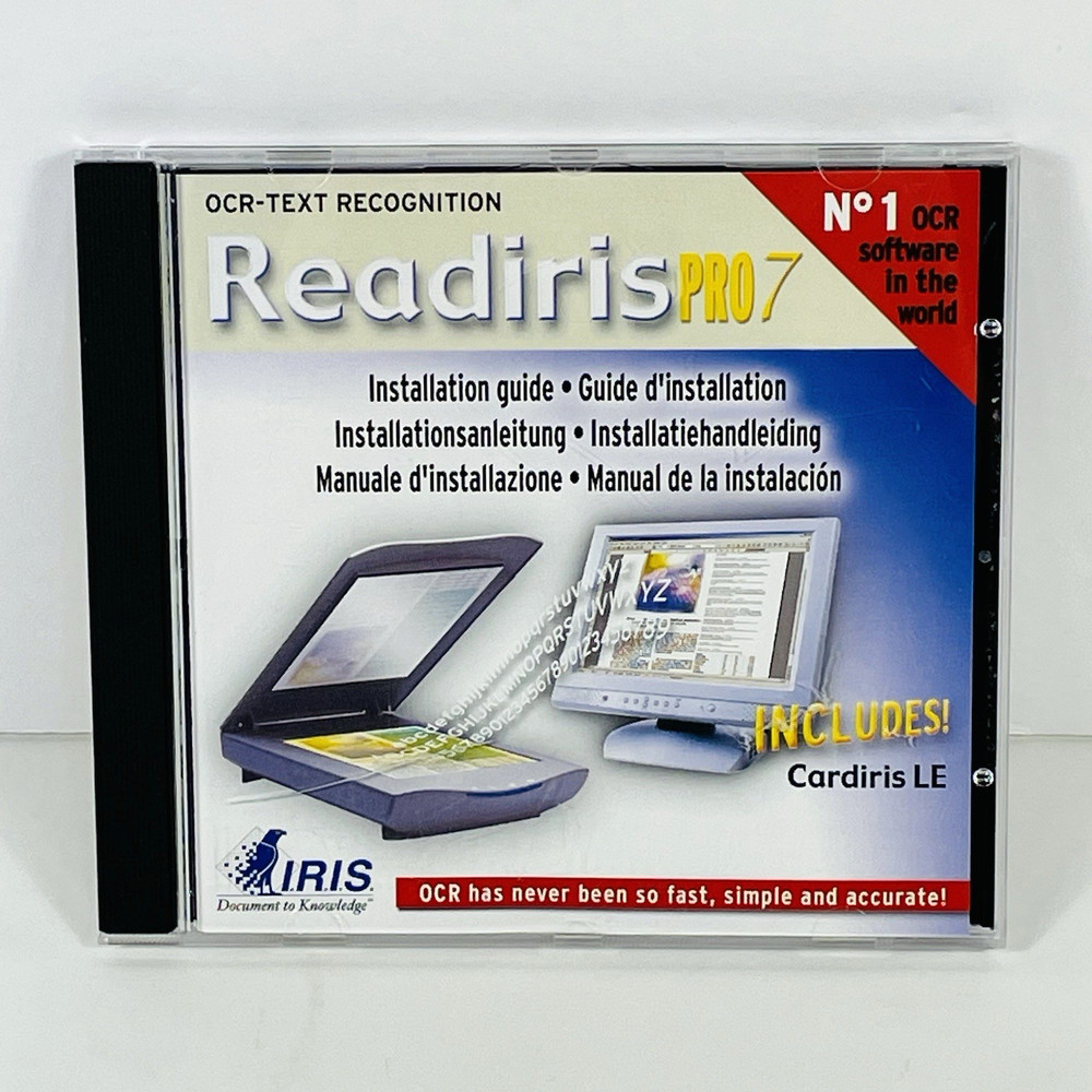Readiris Pro 7 with Cardiris LE PC CD-ROM Software
