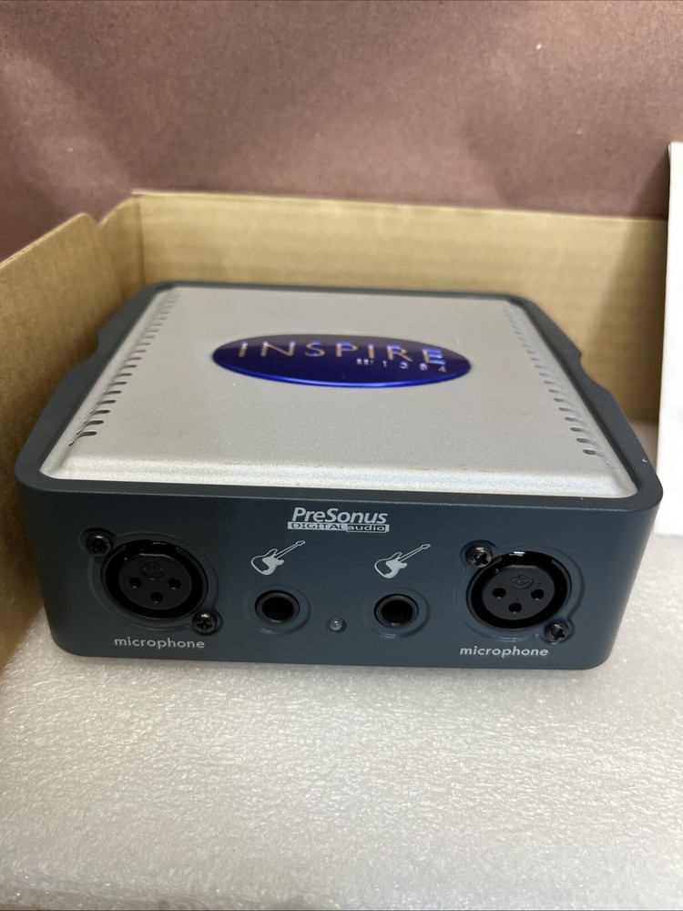 PreSonus Inspire 1394 4x4 Firewire Digital Recording Interface/ COMPLETE NOOB