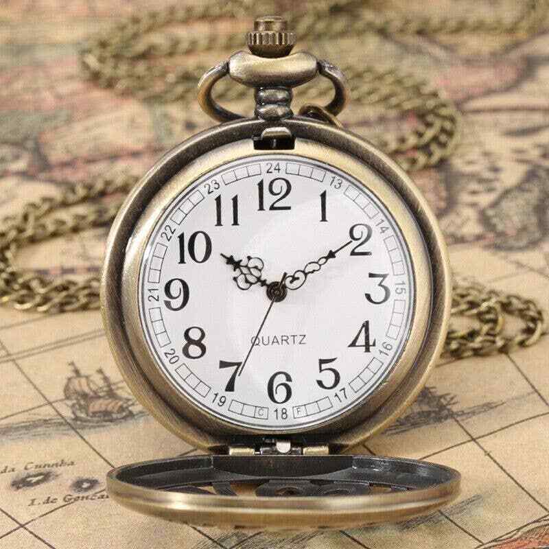 Modern Numerals Pocket Watch NEW Fun Design Unique Gift Fun