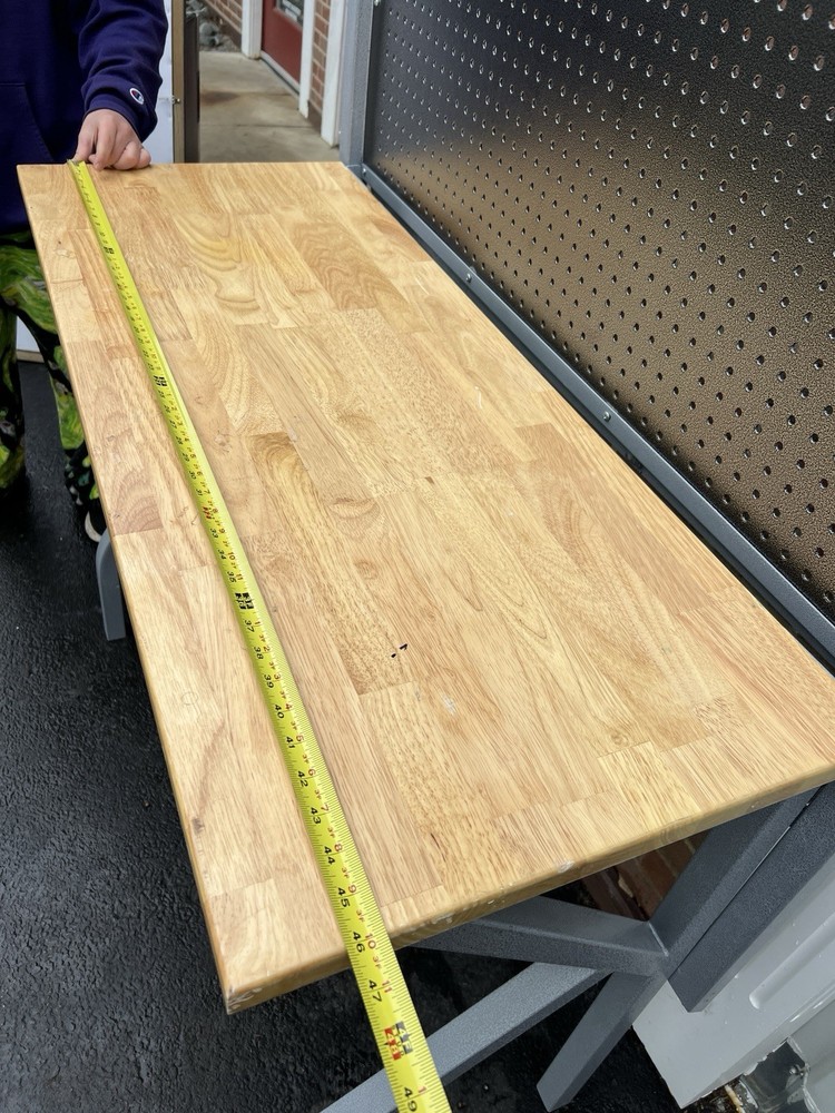 folding work bench table 46”x19” tabletop see details