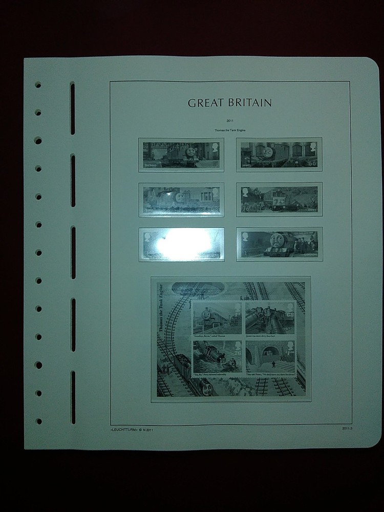 LIGHTHOUSE Commemorative Hingeless album pages Great Britain 2011 Used R2011.3
