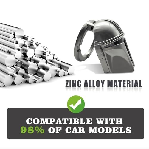 Mando Style Universal Car Engine Start Stop Button Cover Anti-Scratch Silver