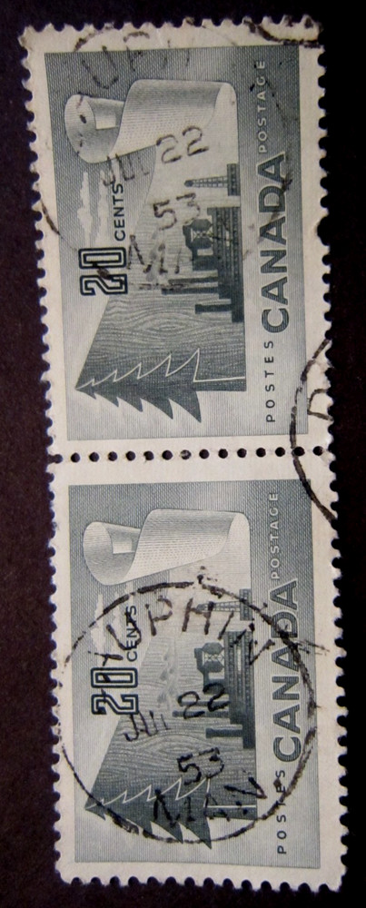 Canada #316 CDS Cancel Dauphin, MB {ebhs4}