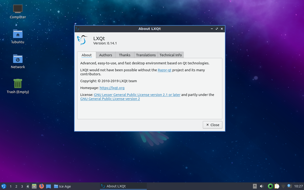 Lubuntu 19.04 Disco Dingo 32-bit and 64-bit Combo Linux Live Install DVD PC Mac
