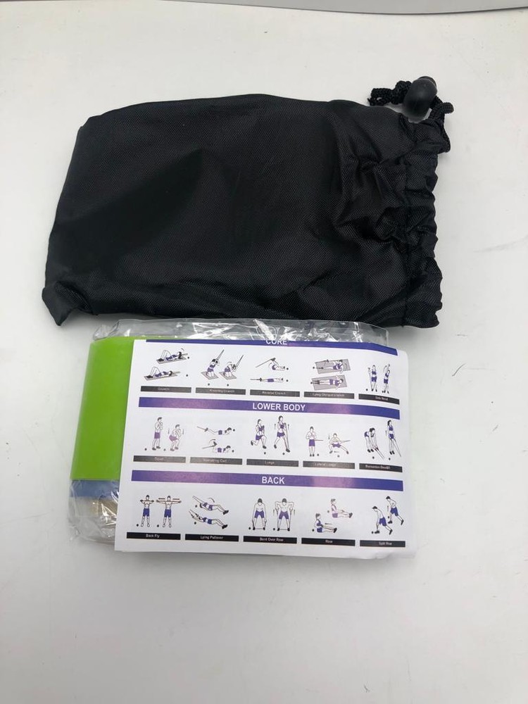 WODFitters 5 Resistance Loop Exercise Bands Mini Bands w/ Carrying Bag