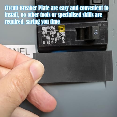 Breaker Filler Plate for 1 inch Universal Circuit Breaker Cover, Load Center