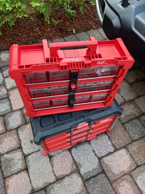 Milwaukee 48-22-8433 PACKOUT Tilt Bin Organizer USED