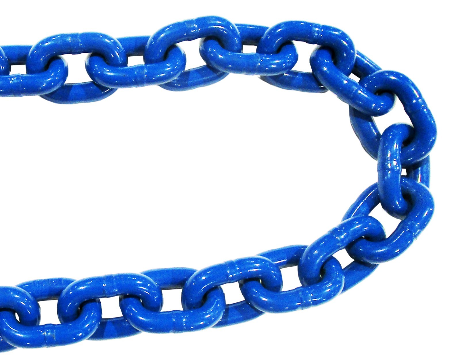 3/8" Grade 100 Alloy Steel Lifting Tie Down Chain | 10 FT Blue | 8,800 lb WLL