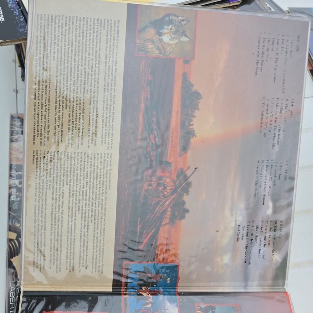 Dances With Wolves Laserdisc Kevin Costner widescreen PAL